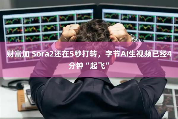 财富加 Sora2还在5秒打转，字节AI生视频已经4分钟“起飞”