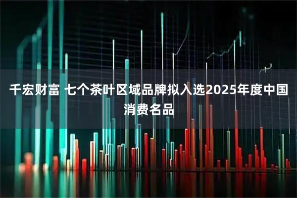 千宏财富 七个茶叶区域品牌拟入选2025年度中国消费名品